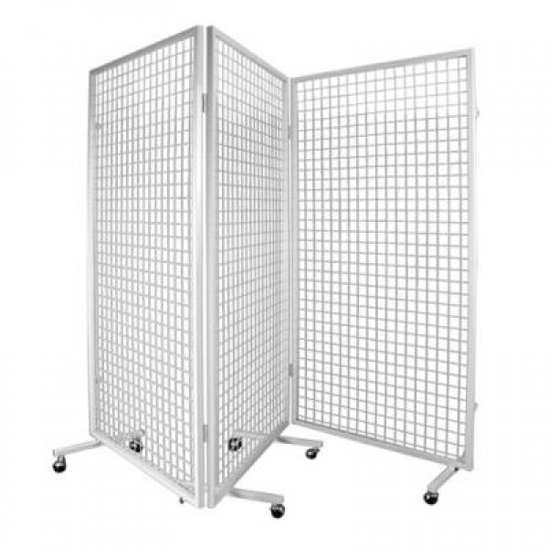 NETTING CAGE 3' X 6' 3 DOORS WITH 2" WHEELS